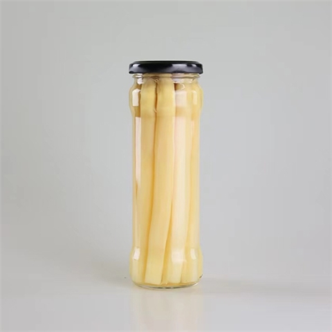 Canned Asparagus In Glass Jar